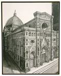 Duomo Florence Firenze pencil drawing